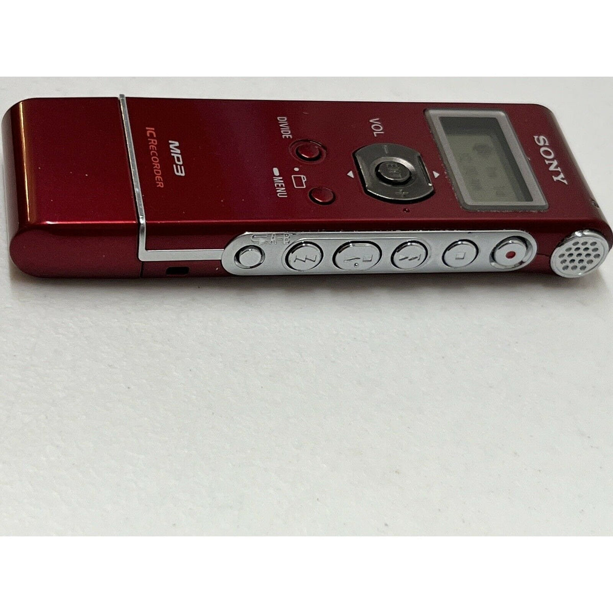 Sony Digital Stereo Voice MP3 Recorder ICD-UX71 Hours Red – Getten