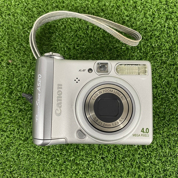 Canon PowerShot A520 4.0MP Digital Camera Silver – Getten Deals