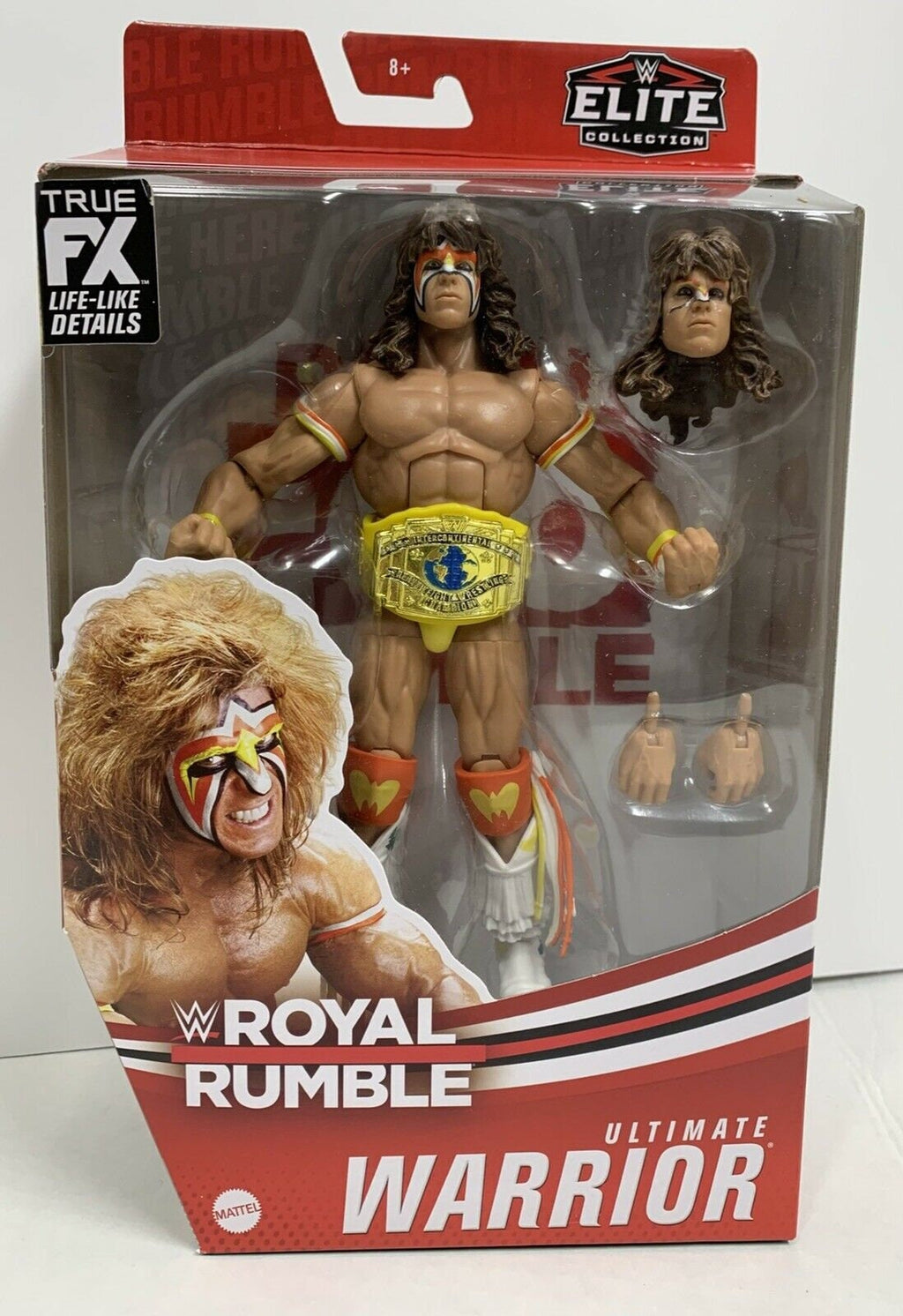 Elite collection royal rumble ultimate warrior mattel 6” wrestling wwe wwf