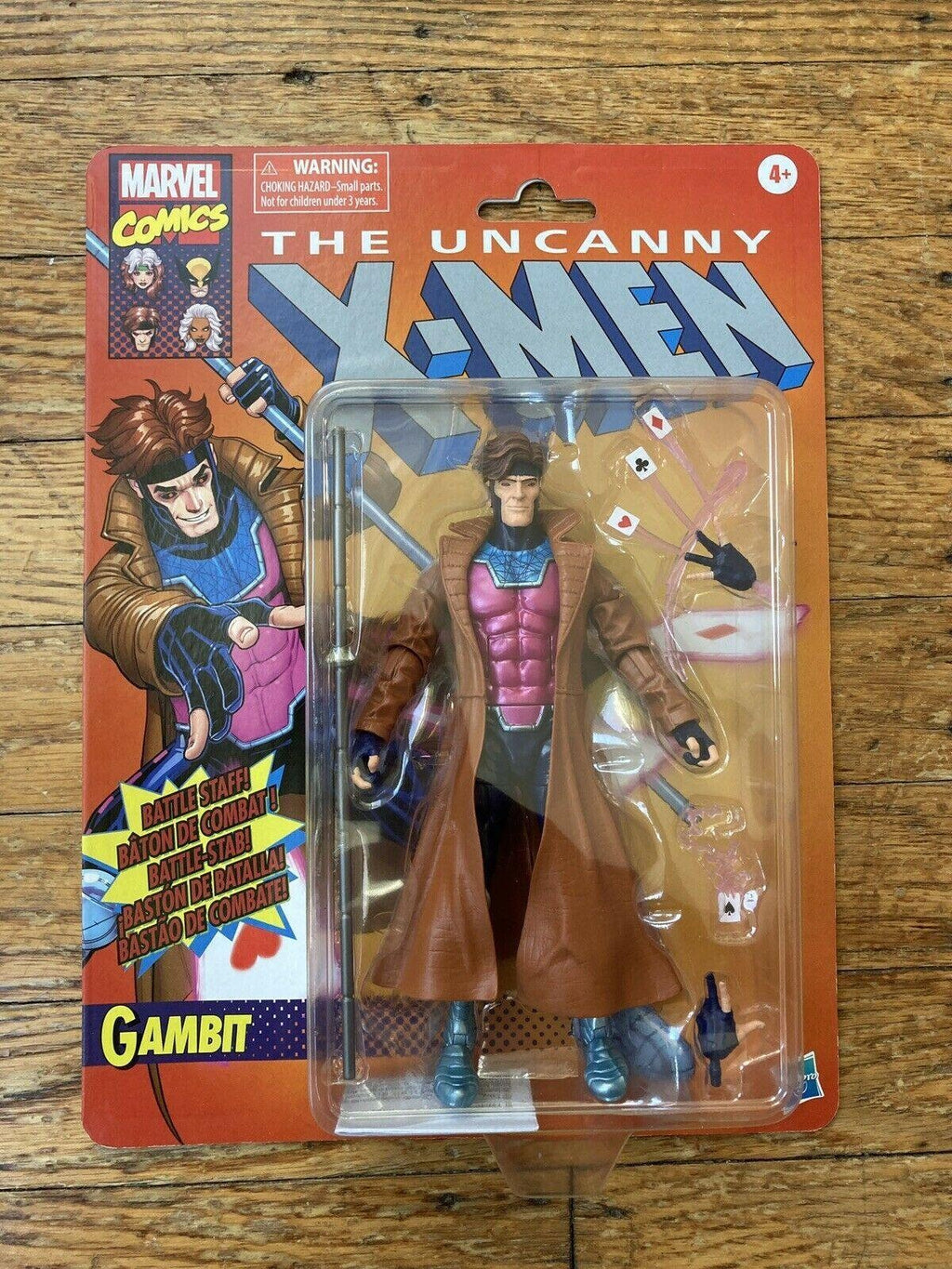 Marvel Legends 6" Retro Collection Gambit Figure X-Men