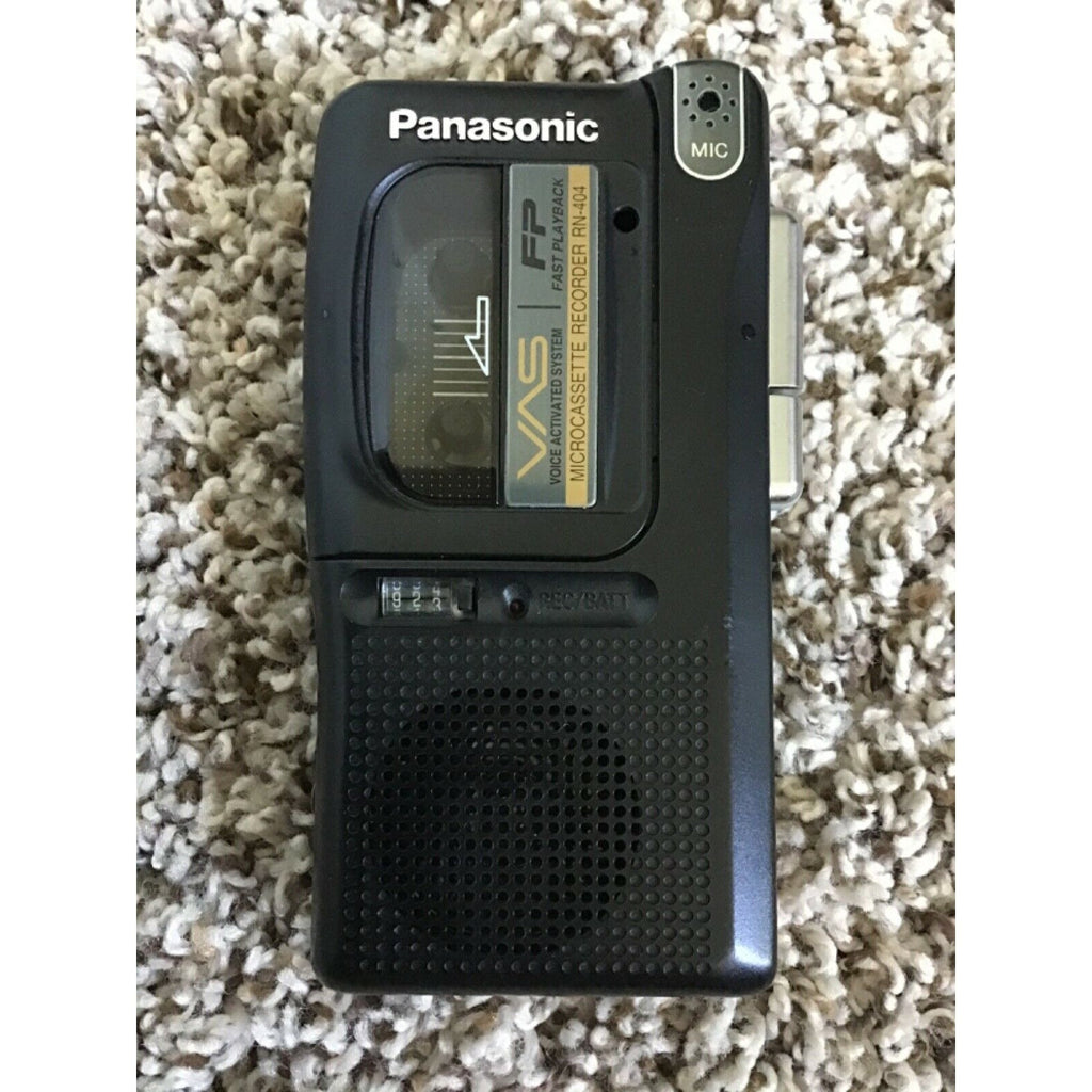 Panasonic Microcassette Recorder RN-404 VAS Voice Activated Voice Recorder