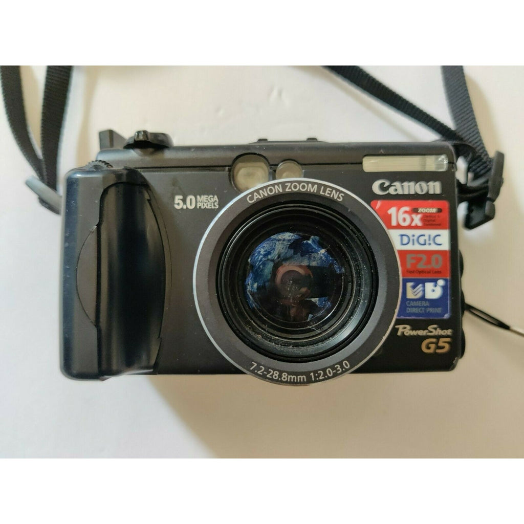 Canon PowerShot G5 5.0MP Digital Camera - Black