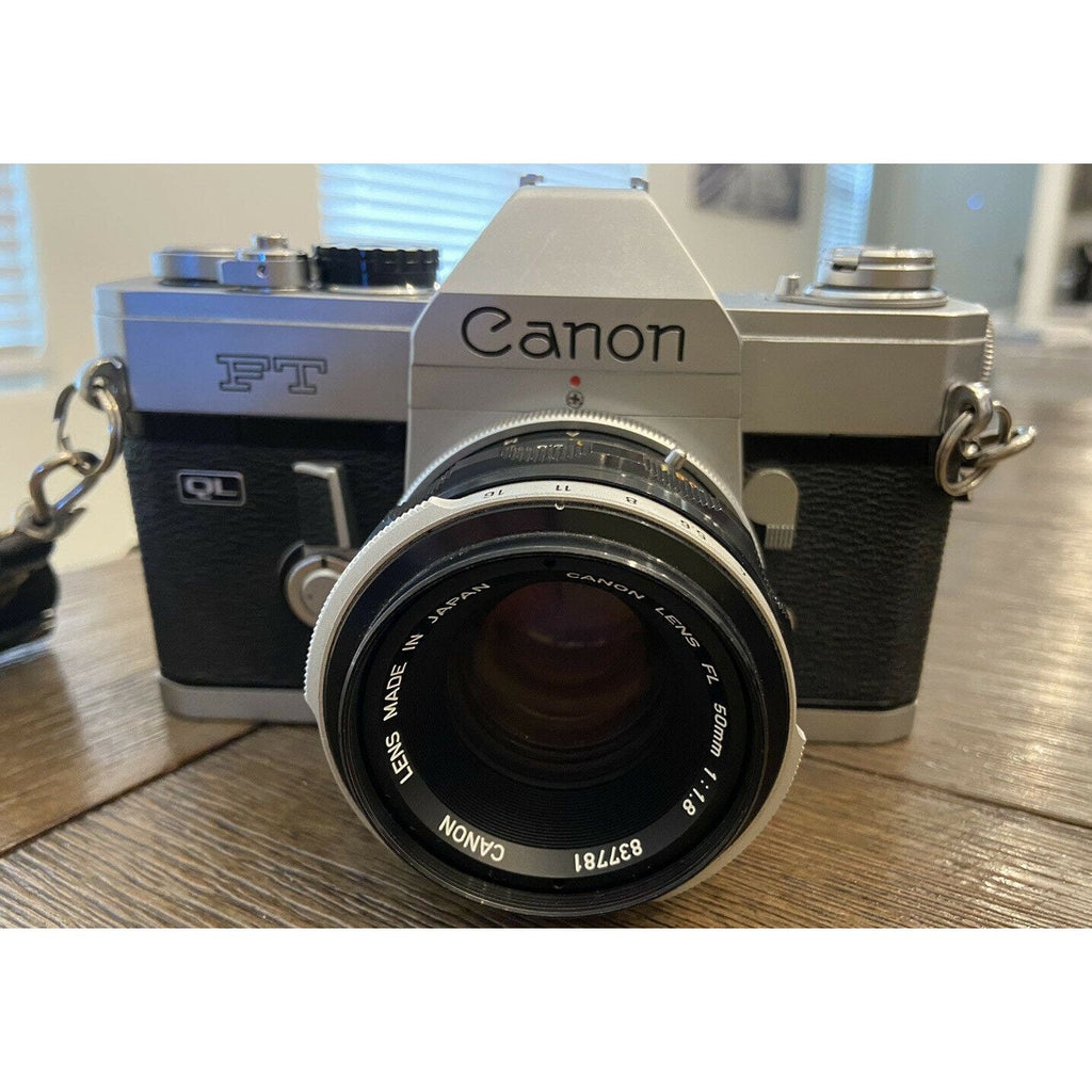 Canon FT QL 35mm SLR Film Camera with 50 mm lens