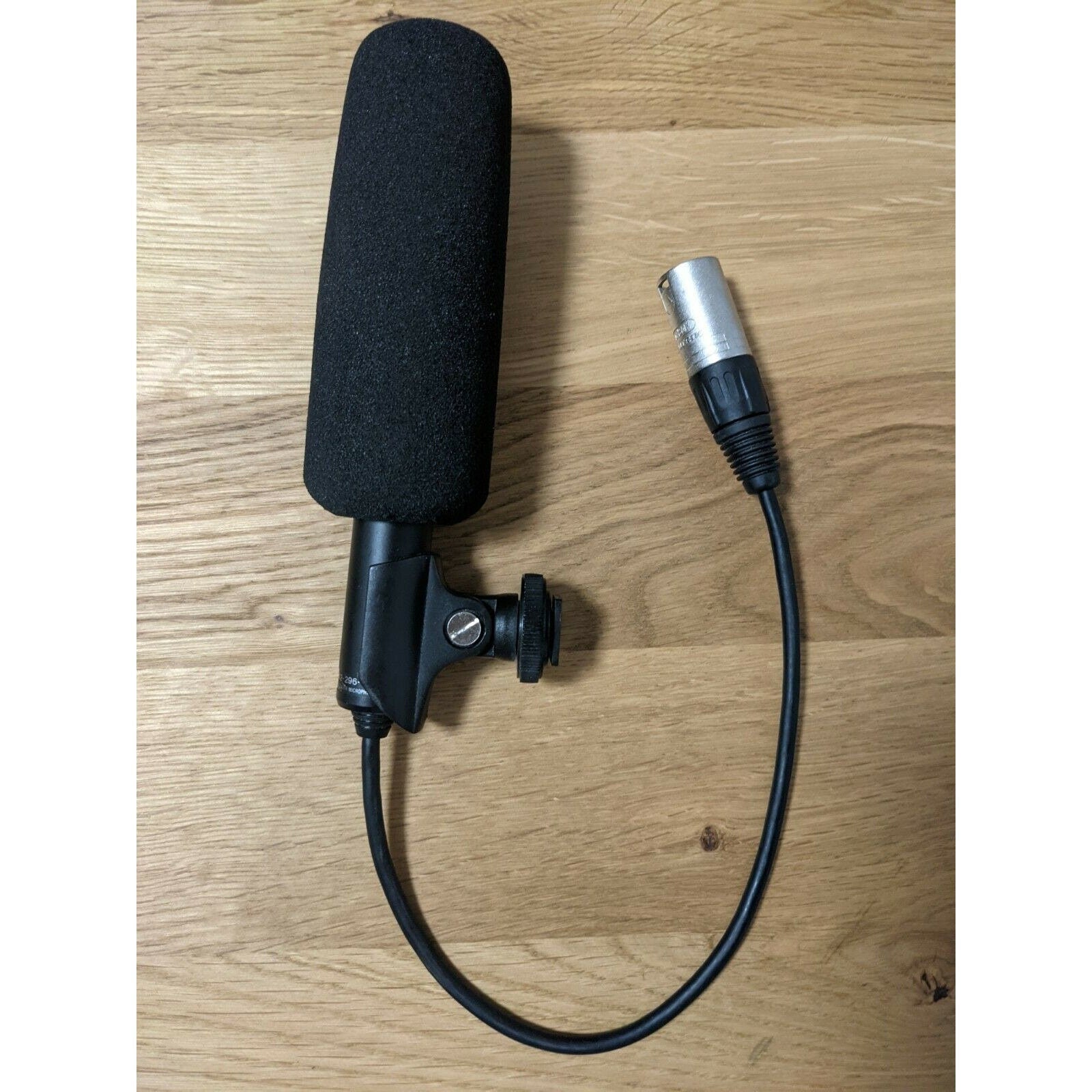 Genuine Sony On-Camera Metal Shotgun Microphone 1-542-296 XLR Mic connector Foam
