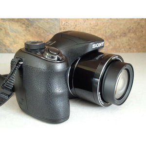Sony CyberShot DSC-H200 Black 20.1MP 26x Opti Zoom 3.0" LCD Digital Camera MINT