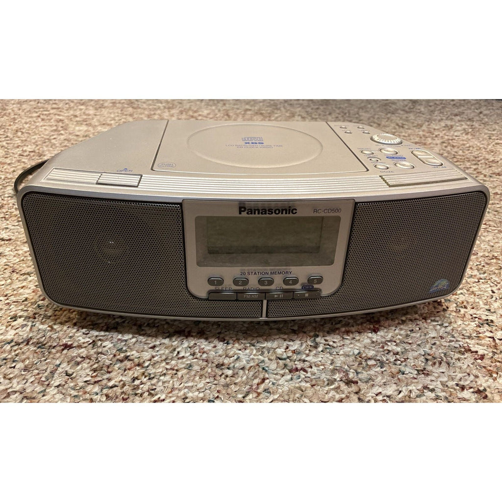 Panasonic RC-CD500 Dual-Alarm Clock CD Player am/fm Radio