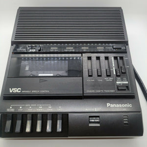 Panasonic RR-830 variable speech control standard Cassette Transcriber