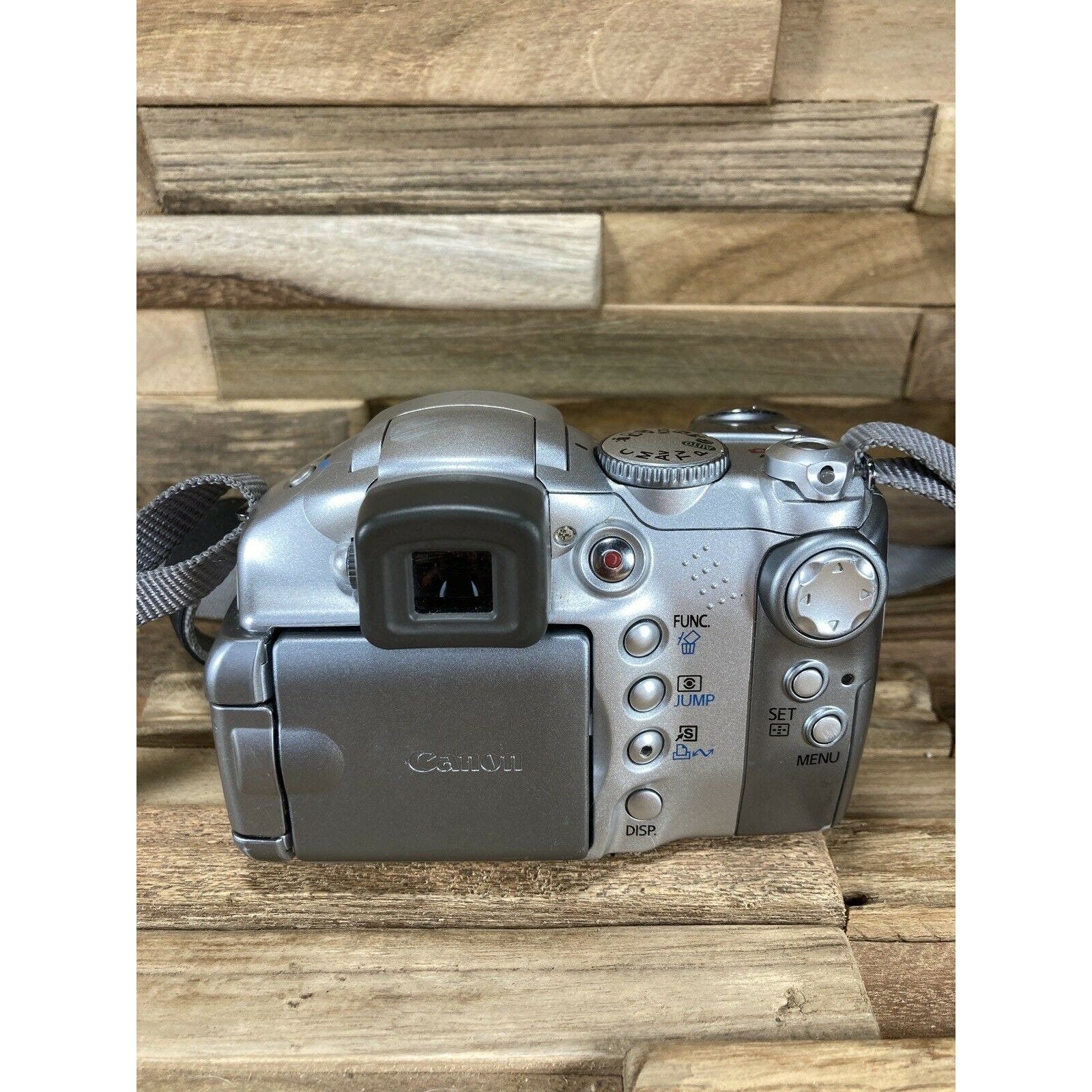 Canon PowerShot S2 IS 5.0MP 12x Digital Camera Silver w/ Vlog Flip-Viewer