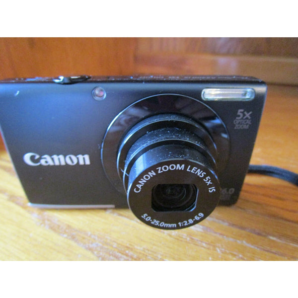 Canon PowerShot A3400 Black 16.0MP Digital Camera – Getten