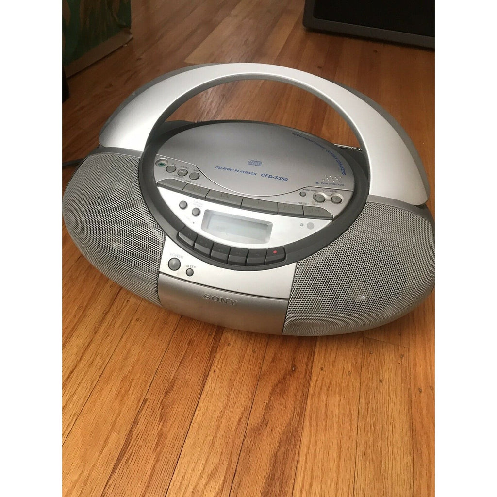 Sony Cfd-S350 Cd/Headphone Jack/Radio/CD-R Playback/CD-RW