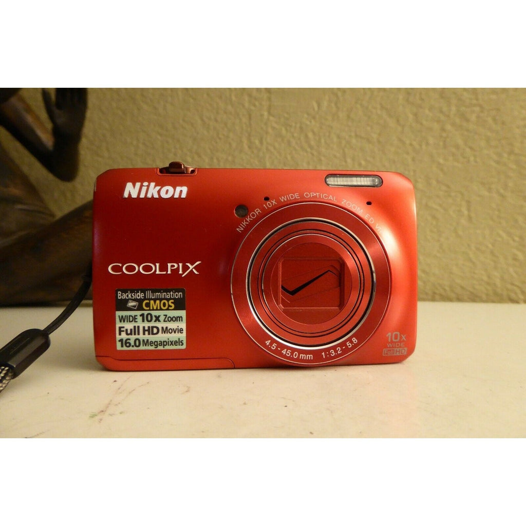 Nikon COOLPIX S6300 16.0MP Digital Camera -Red