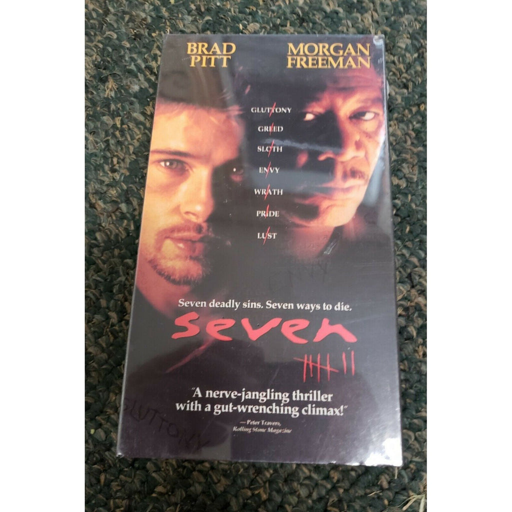 Seven Movie New Sealed Rare VHS Tape (VHS, 1996)