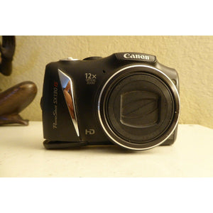 Canon PowerShot SX130 IS 12.1MP Digital Camera - Black