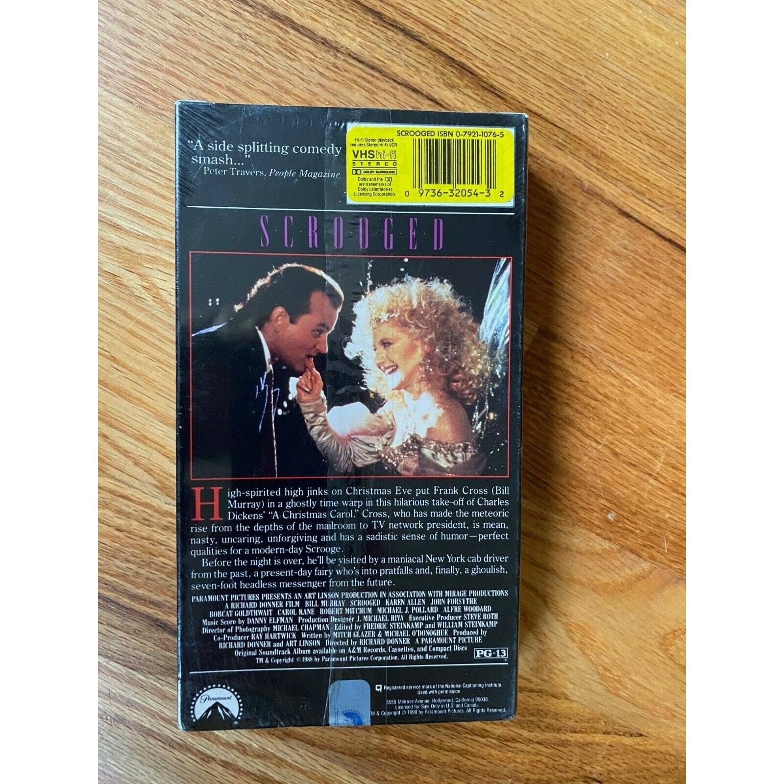 SCROOGED VHS - Bill Murray - New