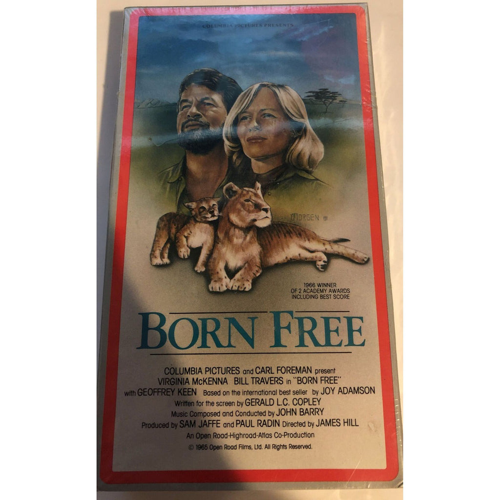 Born Free Virginia MCkenna VHS Brand New Sealed