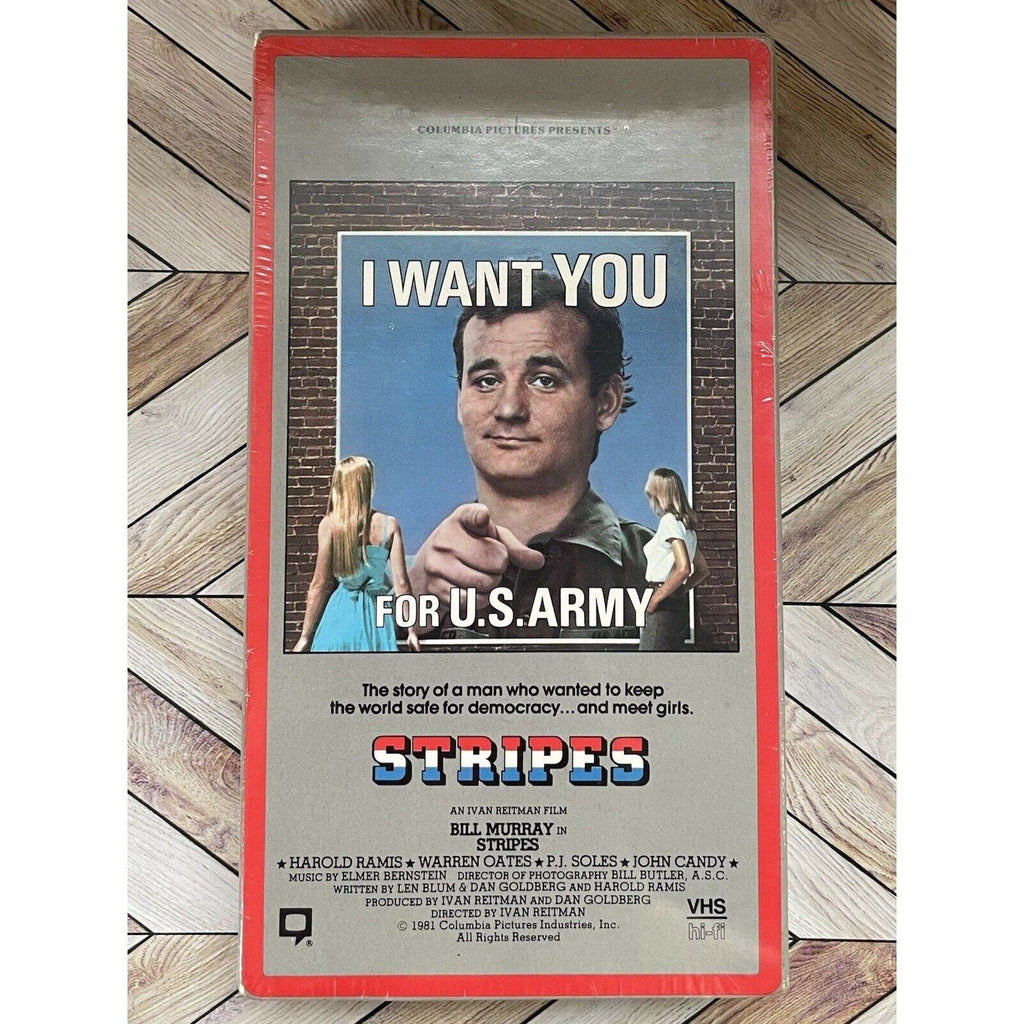 Stripes VHS Sealed New, Bill Murray