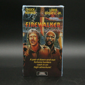 Firewalker VHS Sealed NEW 1989 Original Packaging Tape Chuck Norris '89