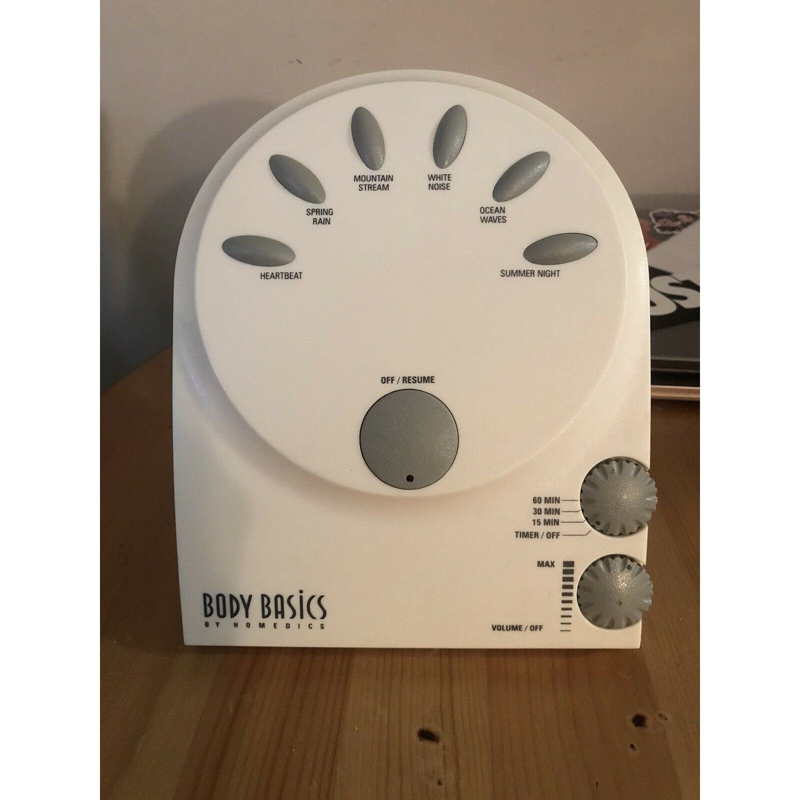 Homedics SS-200 EnviraScape Sound Spa Sleep Aid Machine White Noise