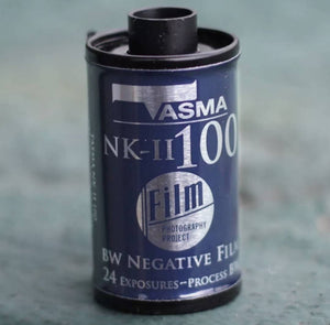 Tasma NK-2 35mm Black and White (1 Roll) iso 100 - DX Coded Film for EZY-R Camera & More Cameras!