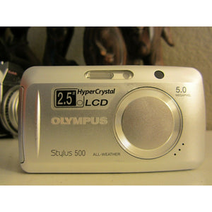 Olympus Stylus 500 Digital 5.0MP Digital Camera - Silver
