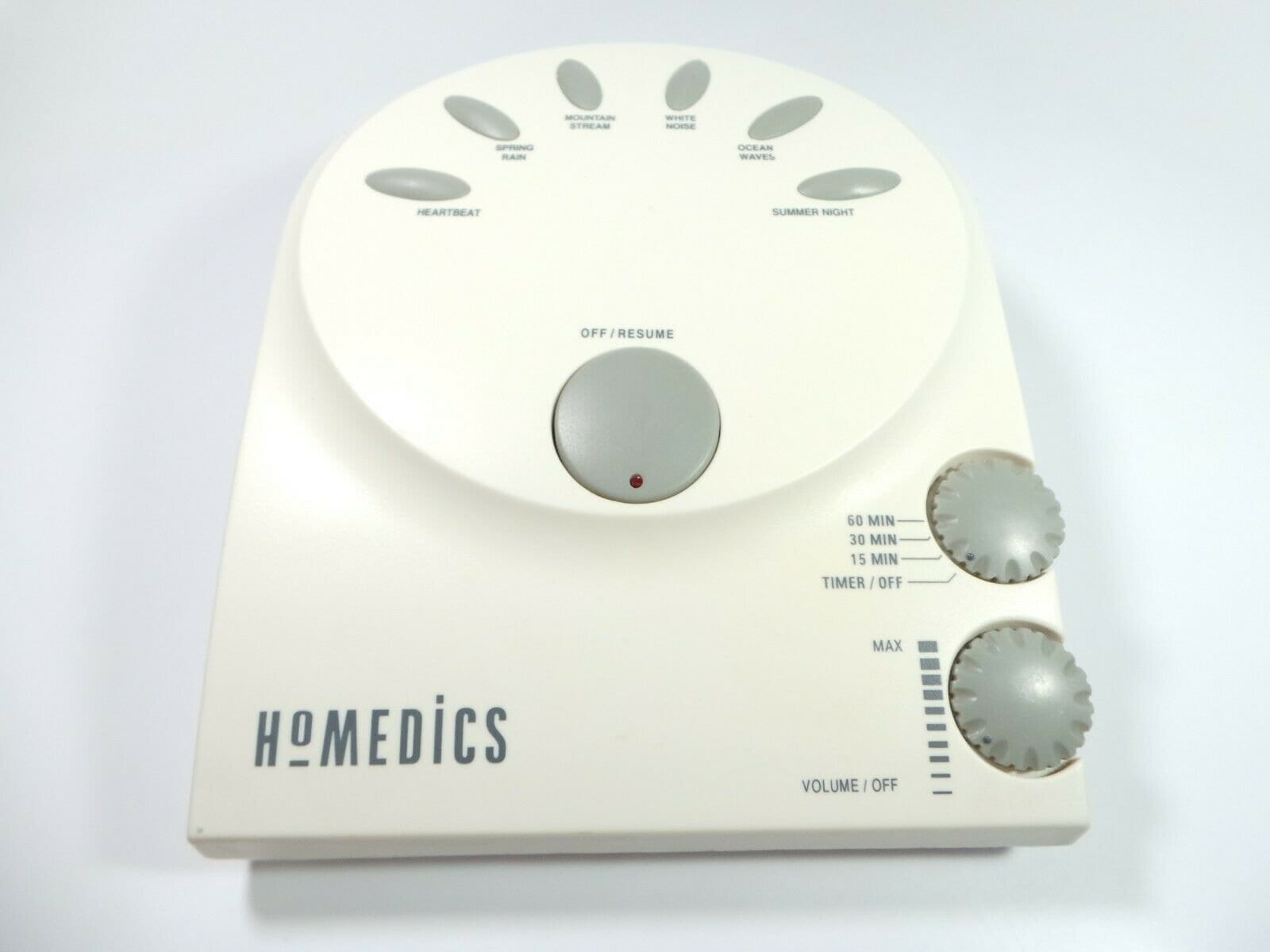Homedics acoustic relaxation machine envirascape sound spa SS-200