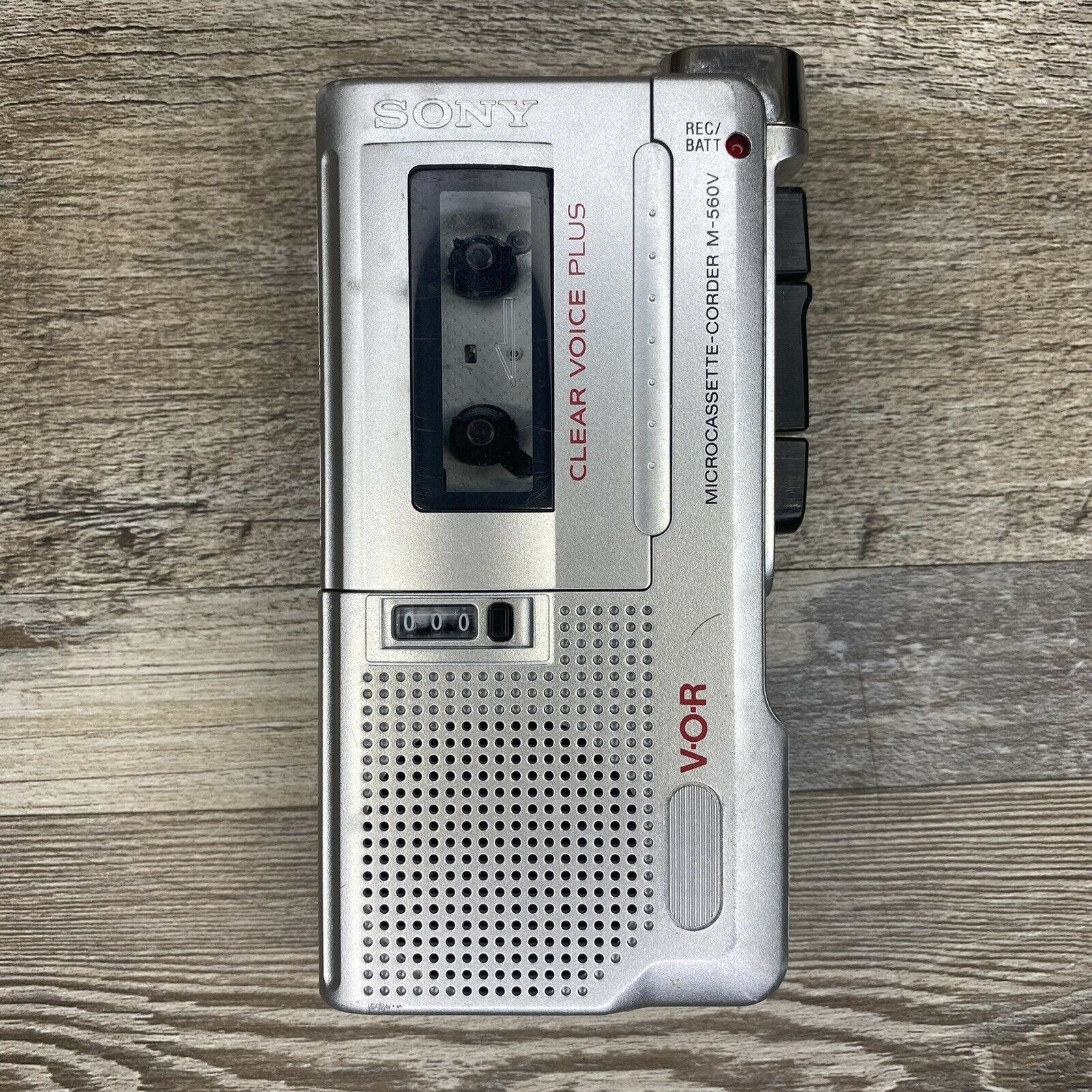 Sony Clear Voice Plus M-560V Microcassette Recorder