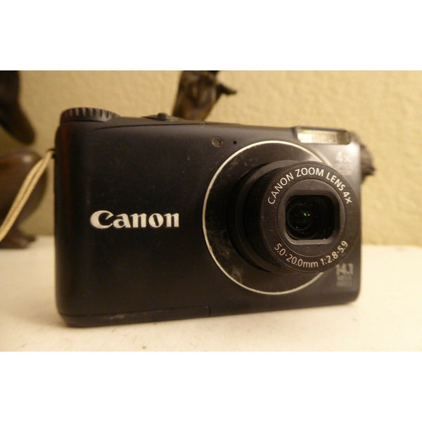 CANON PowerShot A2200 Digital Camera - 14.1MP / 4x popular Point & Shoot silver preowned