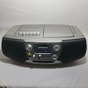 Sony CFD-V17 Am/Fm Radio CD Cassette Recorder Boombox Mega Bass
