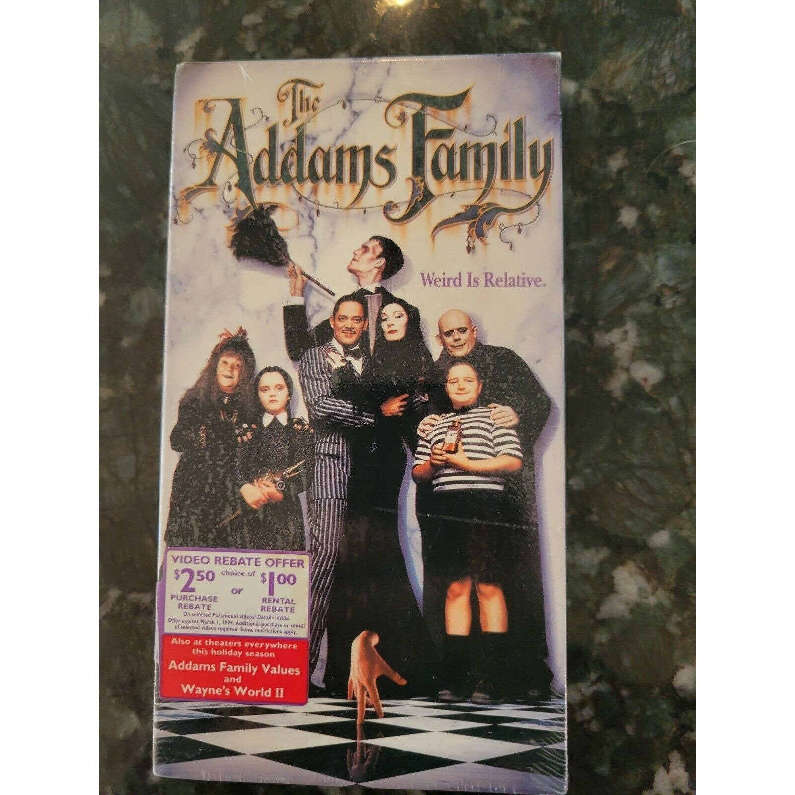 The Addams Family Weird Is Relative VHS 1992 McDonald’s Exclusive - SEALED