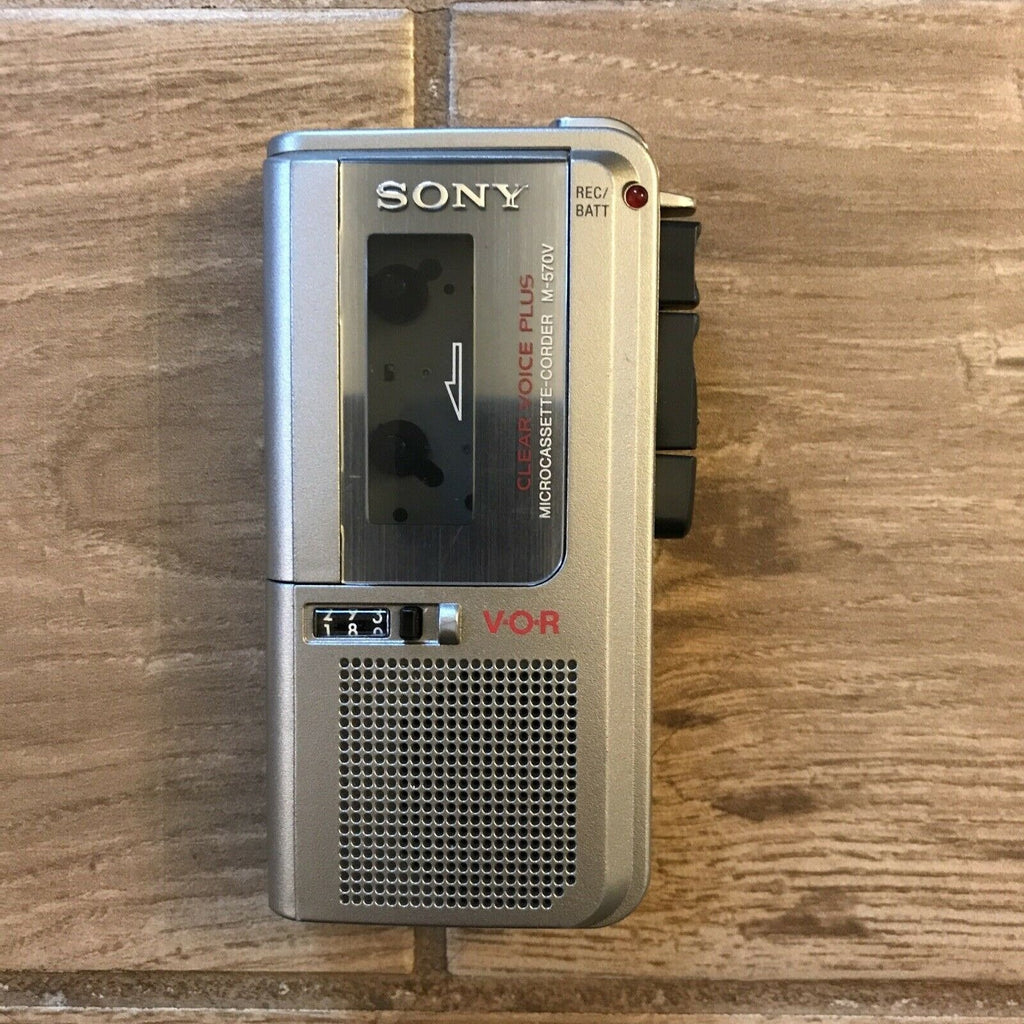 Sony M-570V Handheld Cassette Voice Recorder