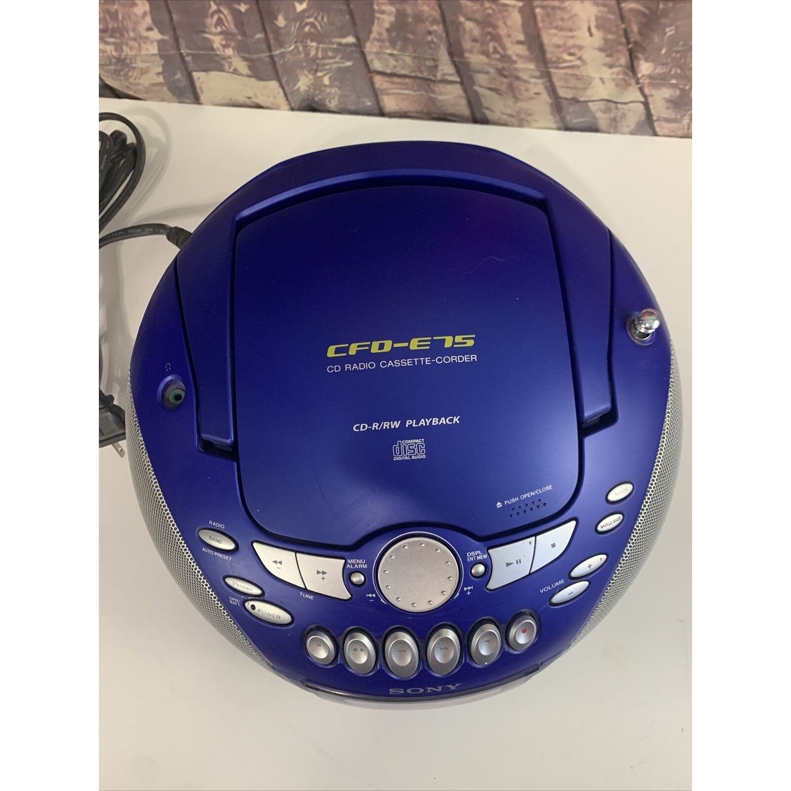Sony CFD-E75 CD/Radio/Cassette Boombox