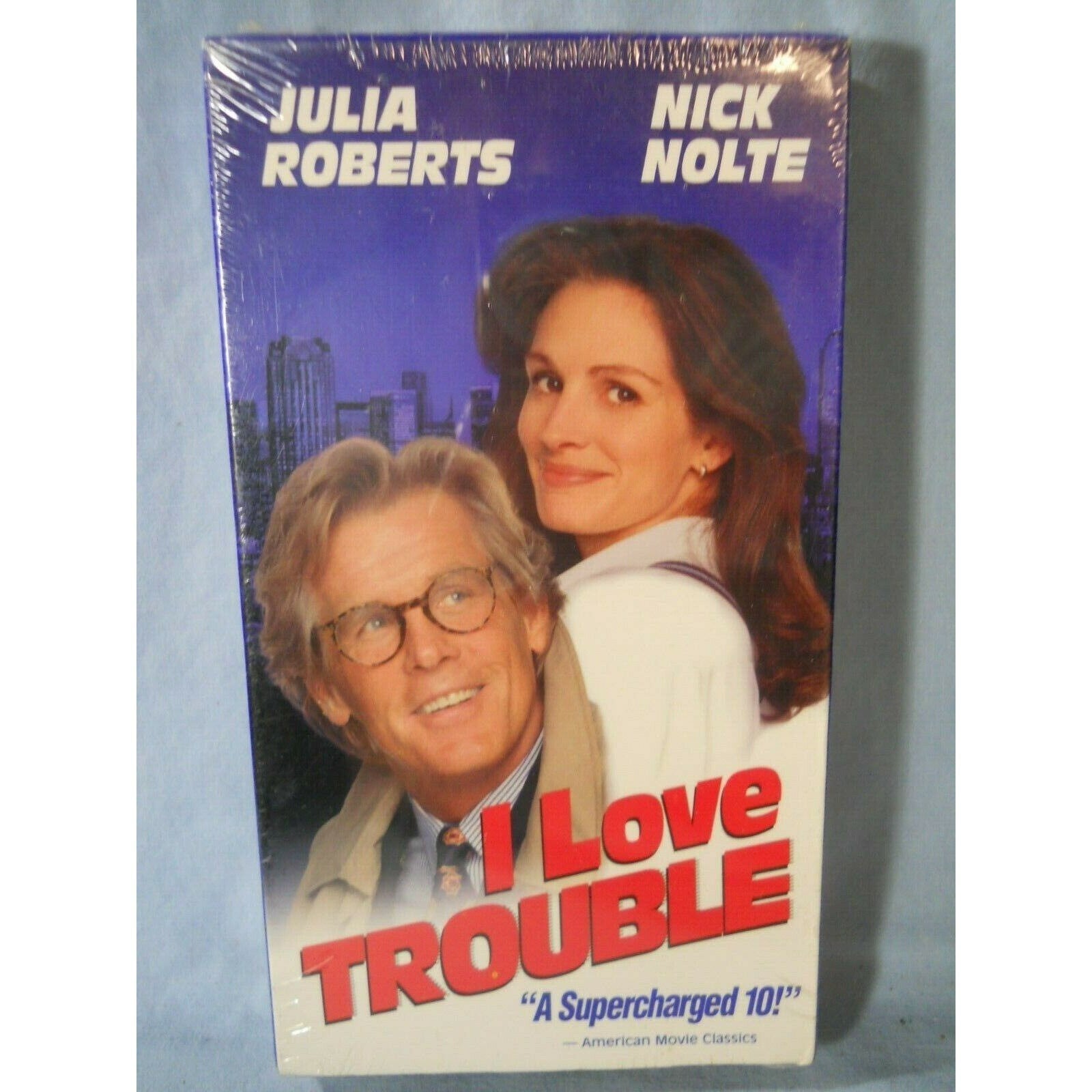 I Love Trouble VHS Tape Factory Sealed Touchstone Home Videos Julia Roberts