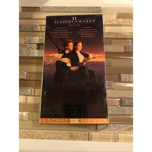 Titanic VHS Video THX Mastered Box Set 1997 Academy Award Winner Factory Sealed