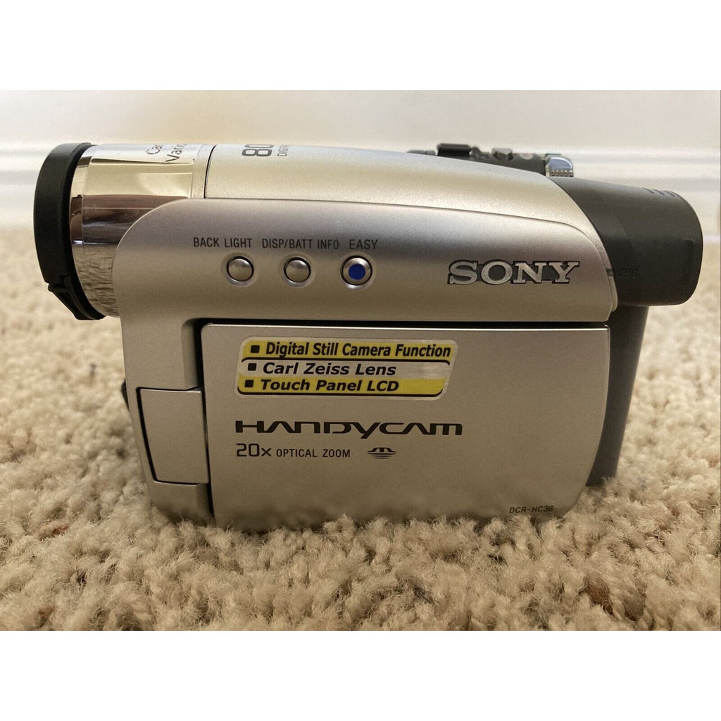 Sony DCR-HC36 Handycam Digital Video Camera Recorder Zeiss Zoom Night Vision