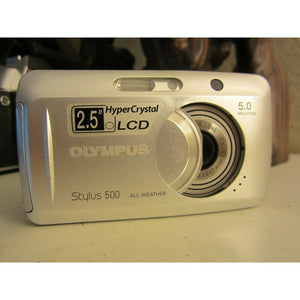 Olympus Stylus 500 Digital 5.0MP Digital Camera - Silver