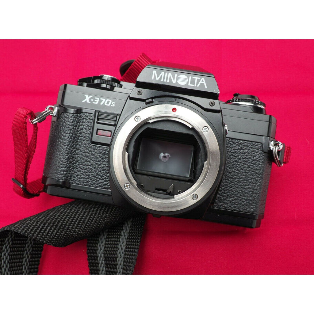 Minolta X-370 S 35mm Film SLR Camera - Black