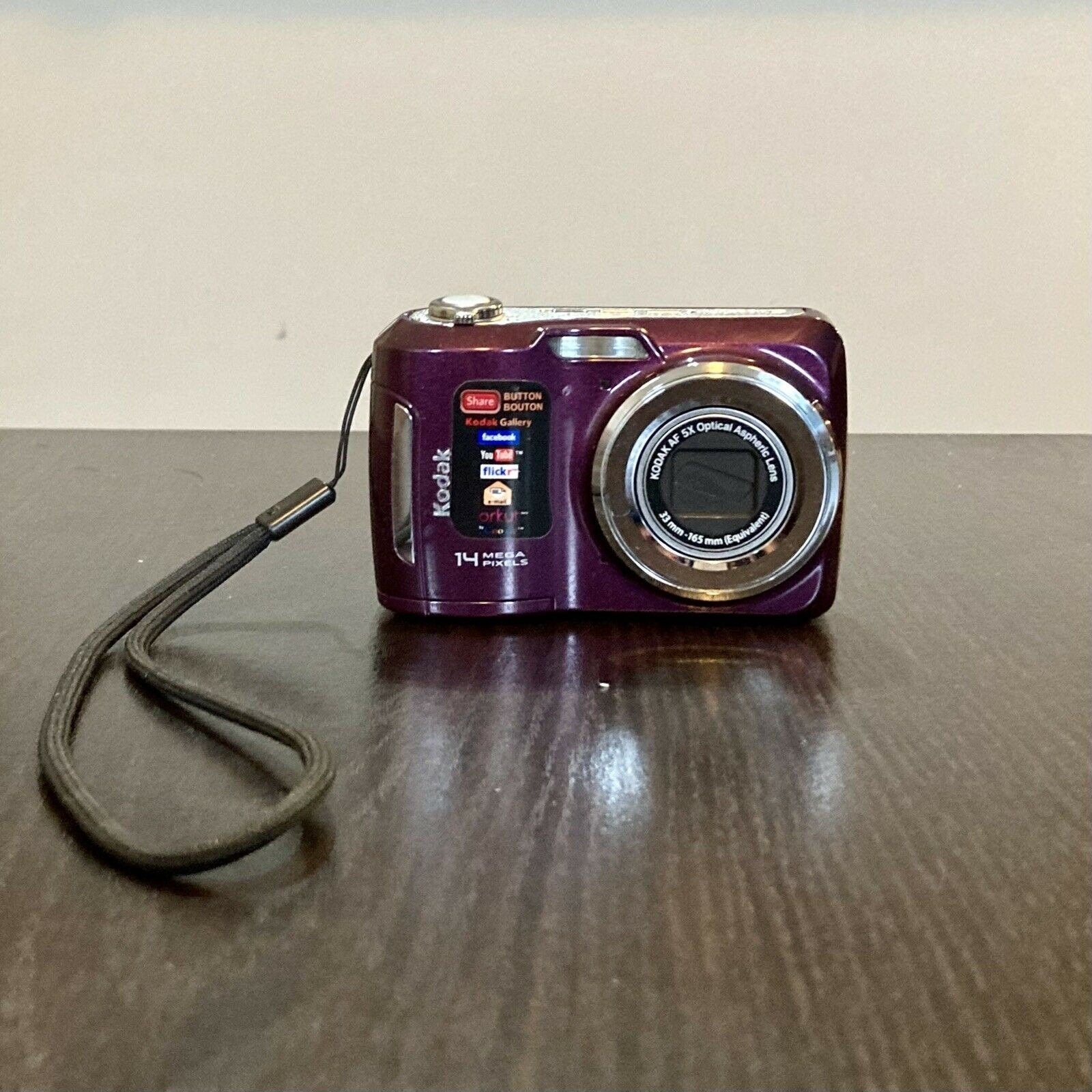 Kodak EasyShare (C195) 14.0MP Digital Camera-Purple