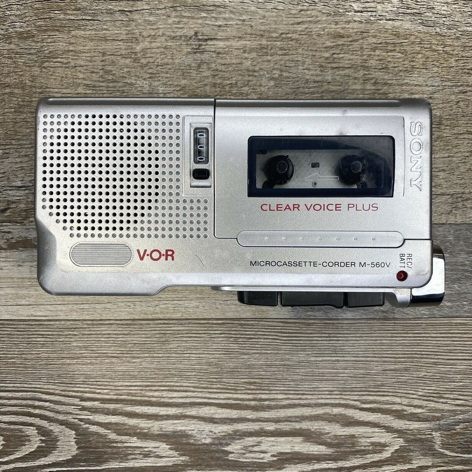 Sony Clear Voice Plus M-560V Microcassette Recorder