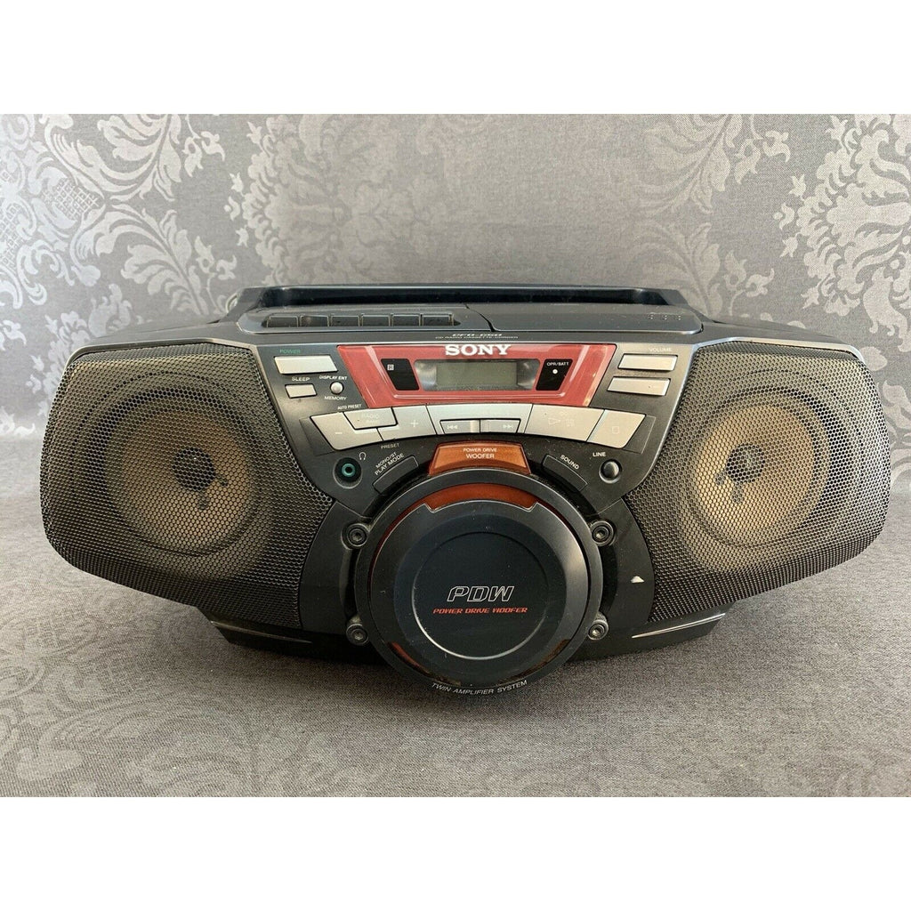 Sony CD/Radio/Cassette Boombox Portable Stereo CFD-G50 Woofer