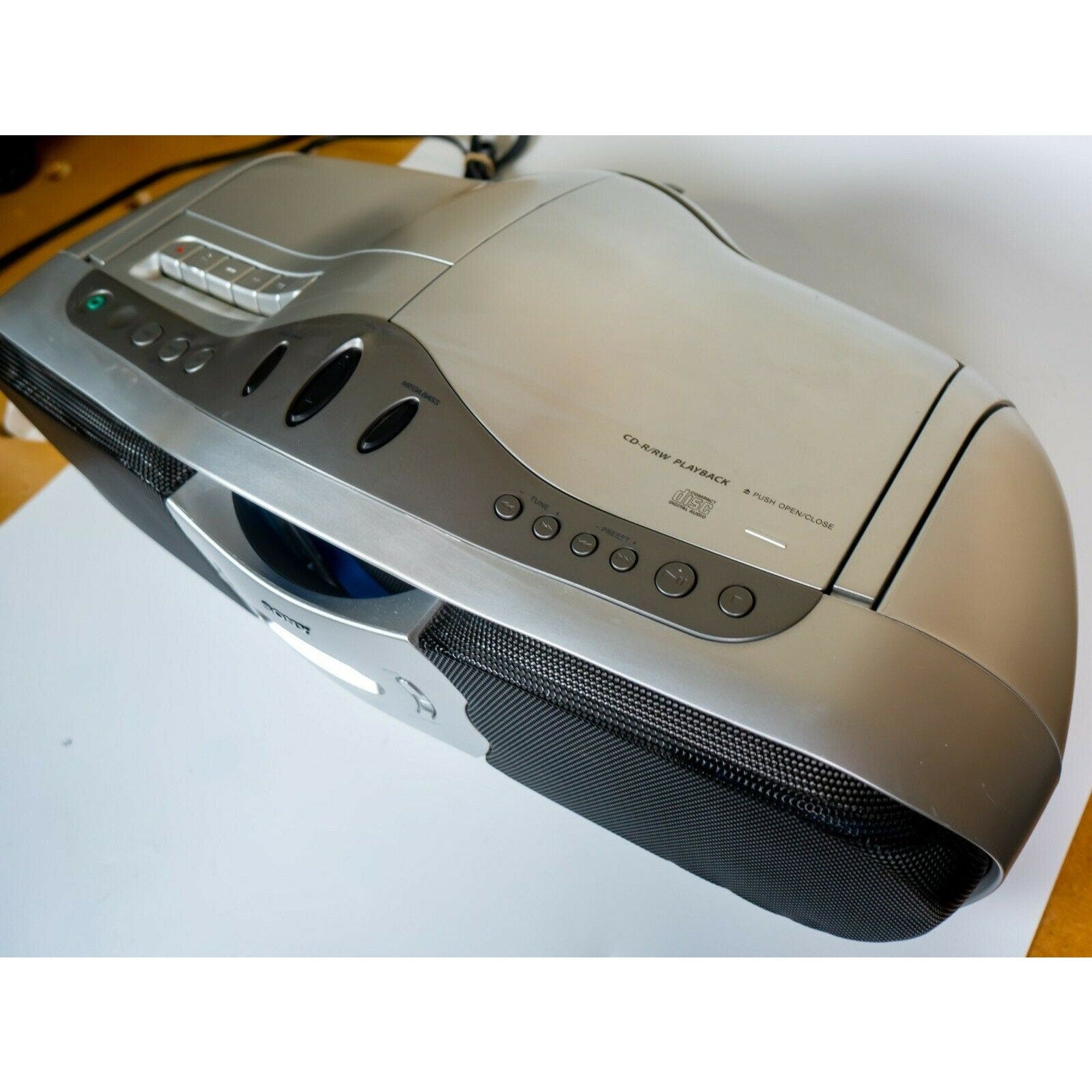 Sony CFD-F10 Boom Box CD Radio Cassette Recorder Mega Bass
