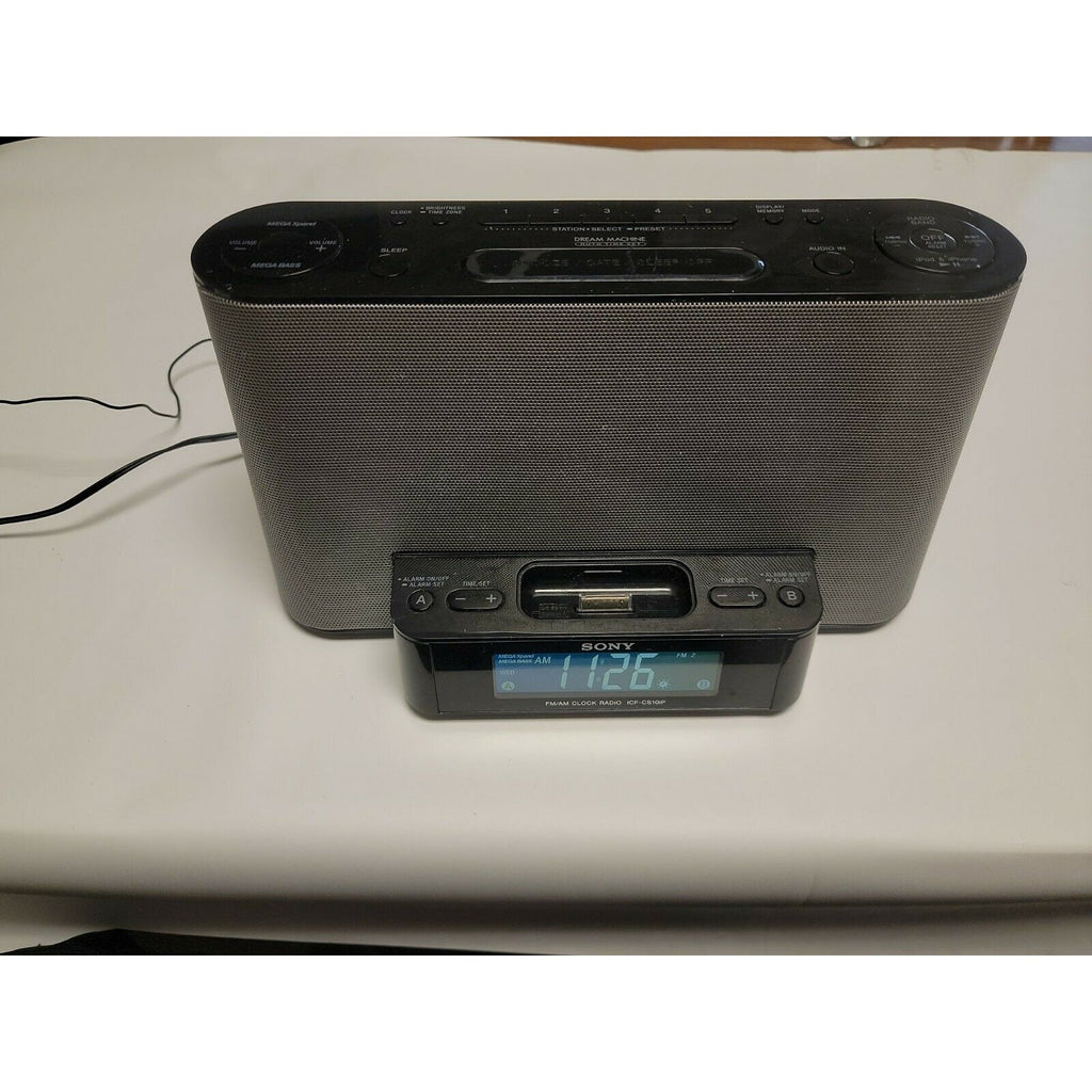 Sony Dream Machine ICF-CS10iP Personal Audio Apple Docking System Alarm Clock