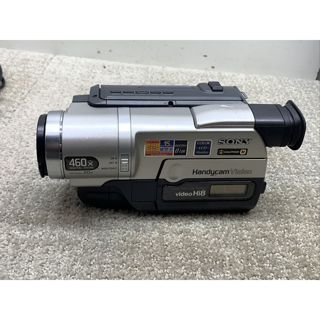 Sony CCD-TRV108 Analog Camcorder Video Camera Hi8 8mm