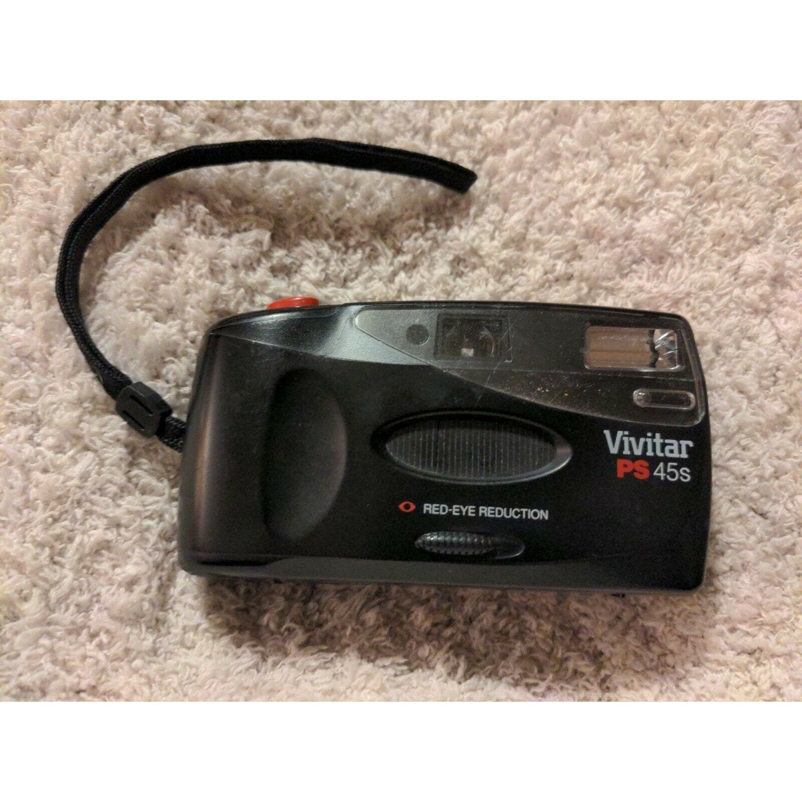 VIVITAR PS45S Camera * Focus-Free Auto Flash DX 35mm * Red-Eye Reduction * Film
