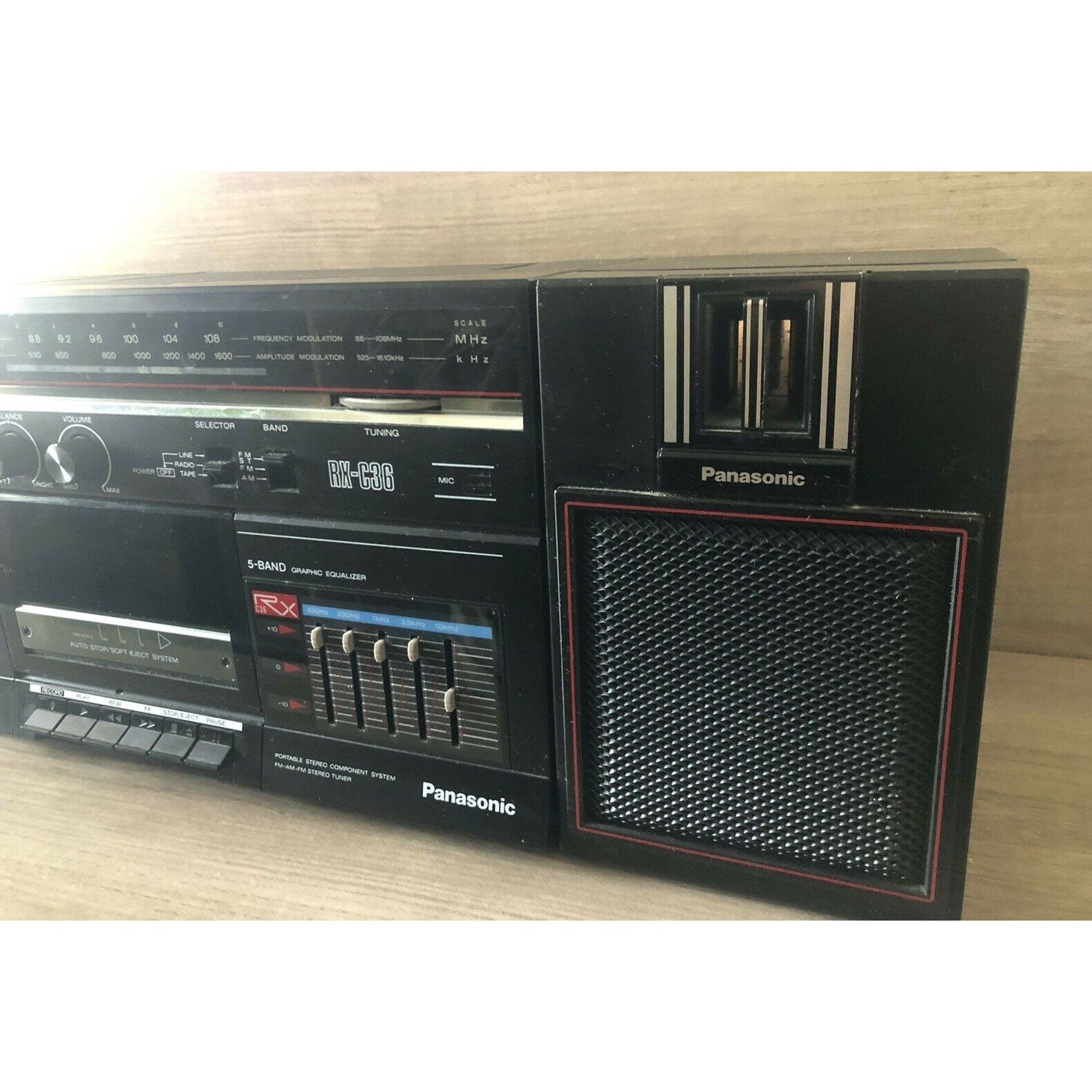 Panasonic RX-C36 AM / FM Radio Cassette Player Stereo Boombox