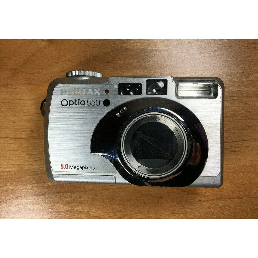 Pentax Optio 550 5.0MP Digital Camera - Silver