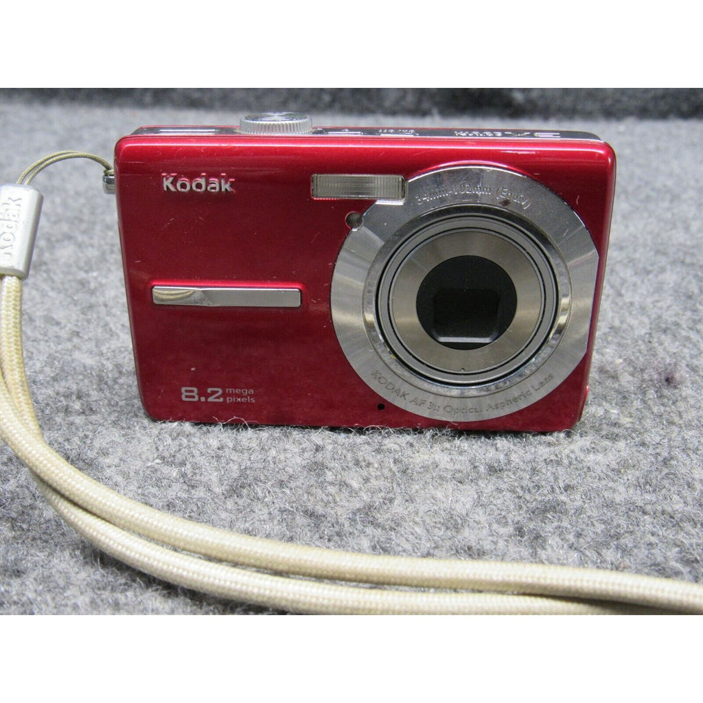 Kodak EasyShare M863 (Red) 3x Optical Zoom 8.2MP Digital Camera with Battery