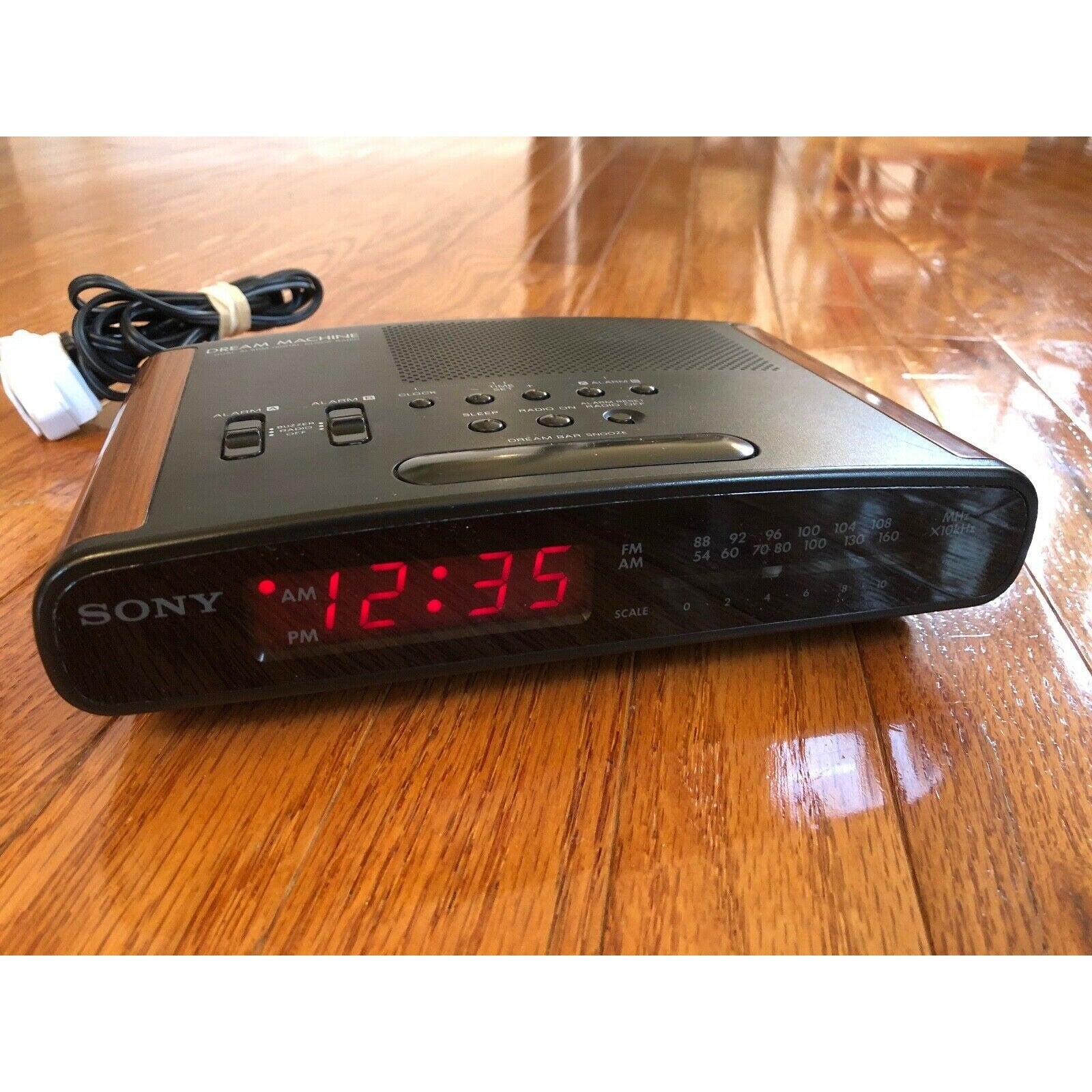 Sony Dream Machine ICF-C420 Dual Alarm Clock Radio Dream Bar Snooze