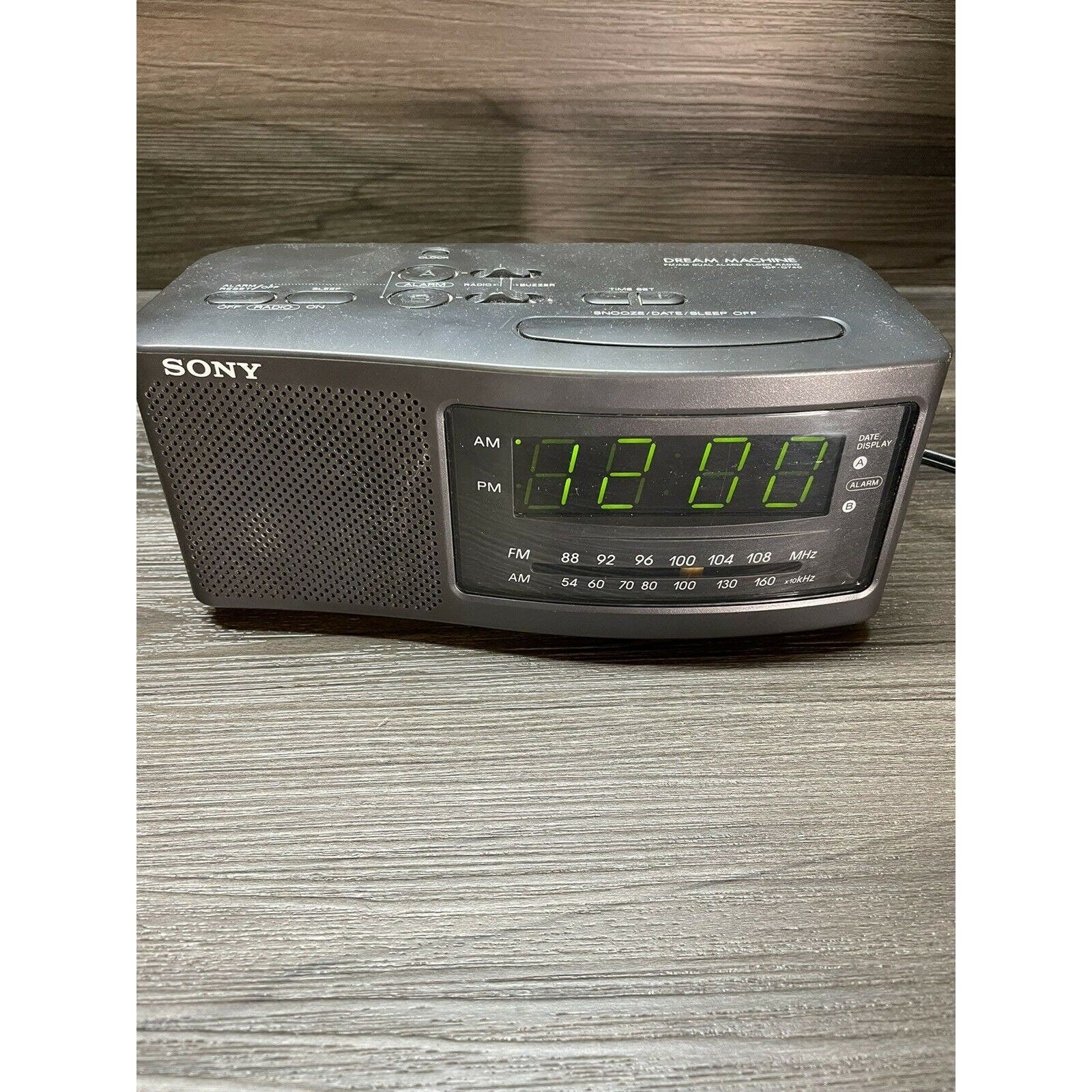 Sony ICF-C740 Dream Machine FM/AM Dual Alarm Clock Radio -Black