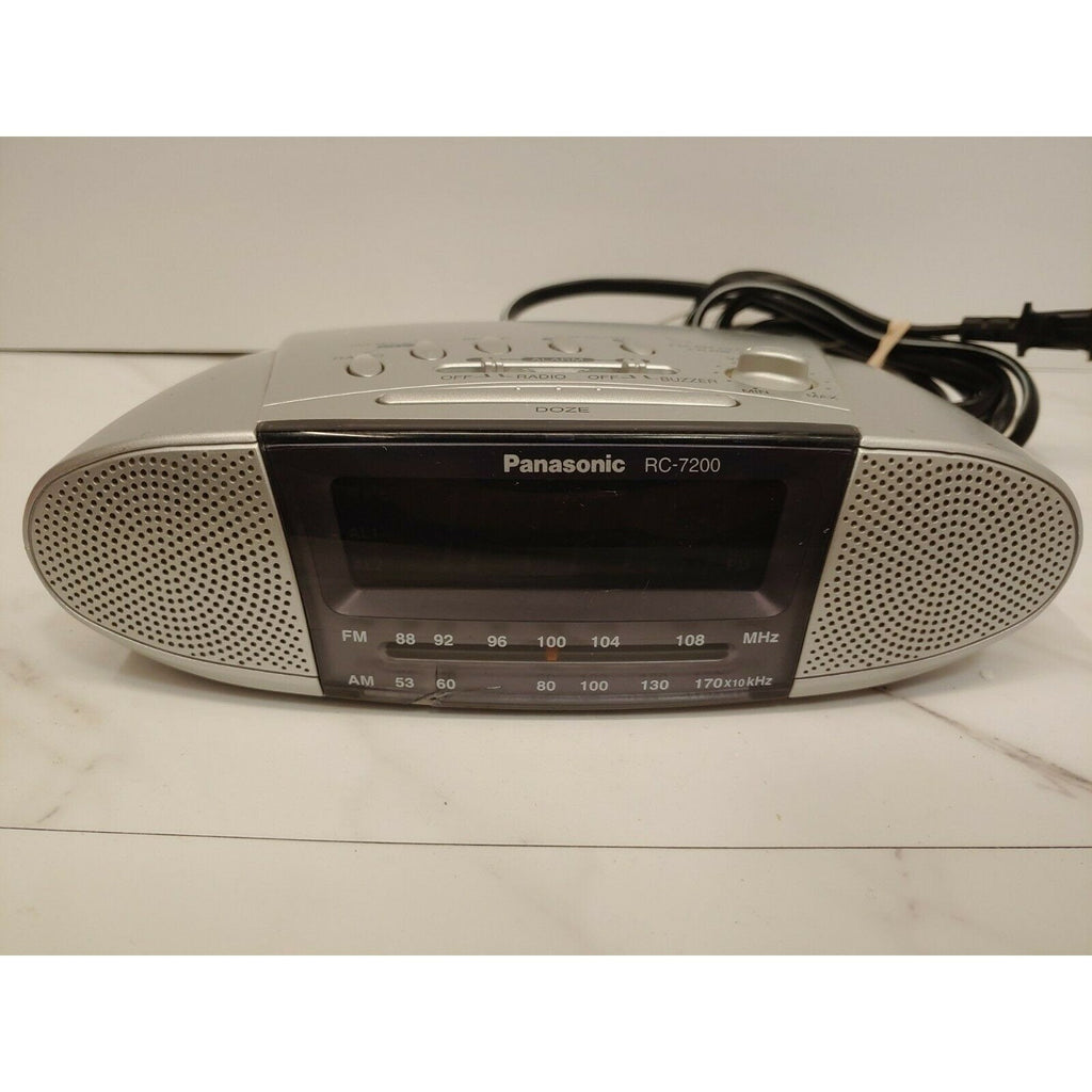 Panasonic Clock Radio AM/FM Alarm Digital Tested Works RC7200