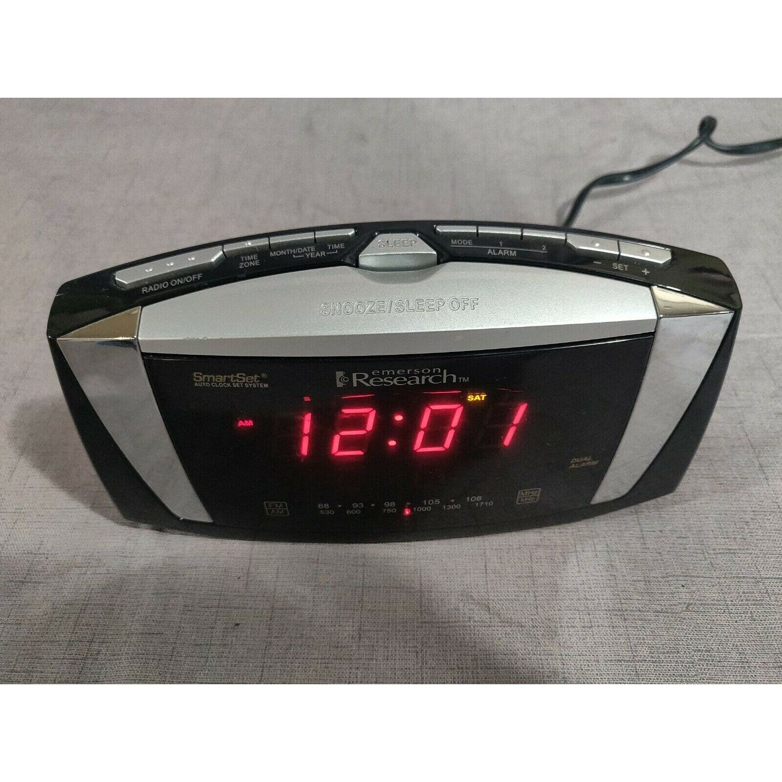 Emerson research alarm clock model CKS5055B